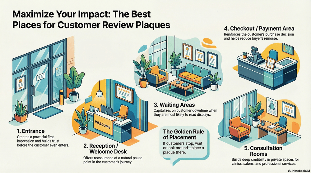 How to Use Review Plaques to Improve